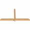 Ekena Millwork Eugene Smooth Timber Gable Bracket, Western Red Cedar, 72"W x 39"H x 3 1/2"D x 3 1/2"F, 13/12 Pitch GBW072X39X0404EUG00SWR - alternate 5